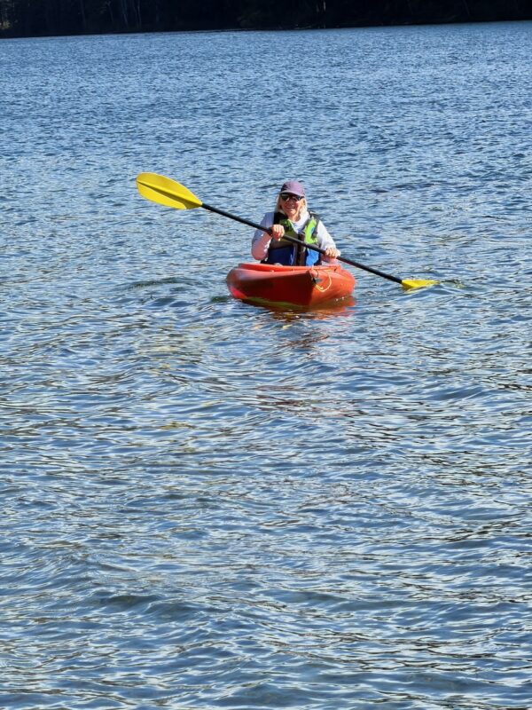 Kayaking on Lake Tyaughton, Tyax, BC. Image © PlanetSKI